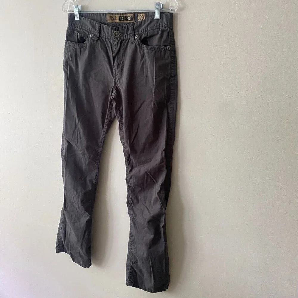 BKE Denim Aiden Chino Pants Size 29 - 29x32 (31x31) Mid Rise Straight Leg Buckle